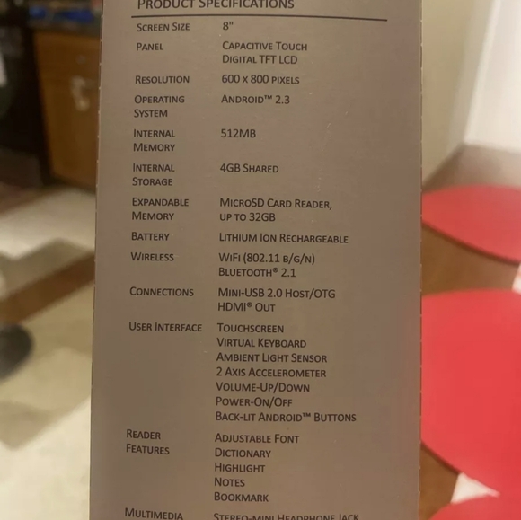 Pandigital SuperNova DLX Media Tablet - Picture 5 of 6